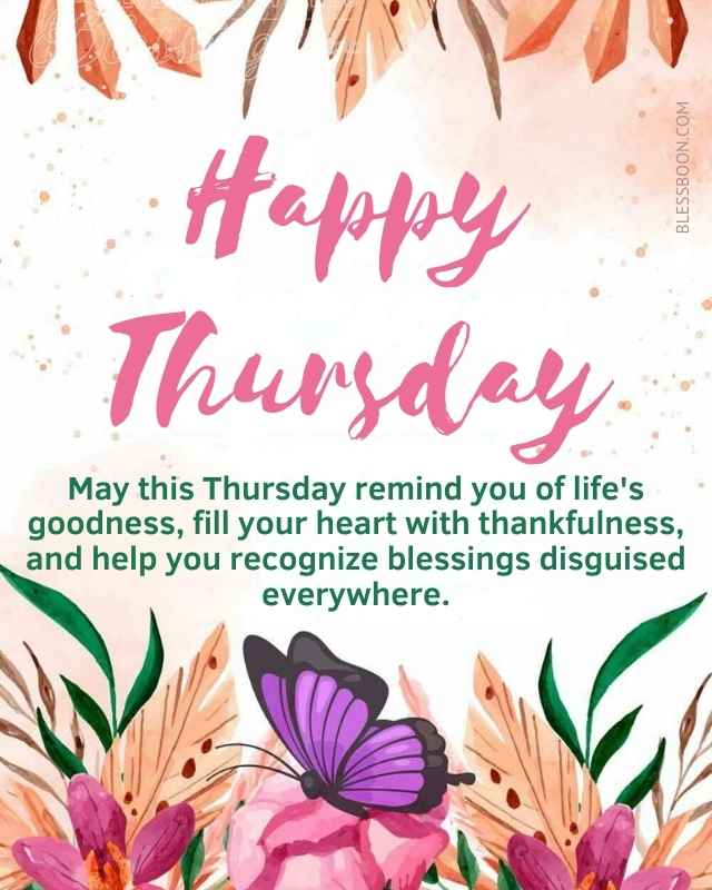 Cute Thursday Blessings