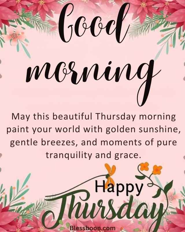Thursday Morning Blessings