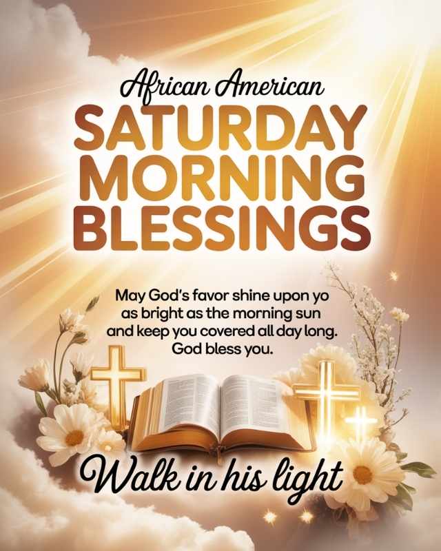 African American Saturday Morning Blessings