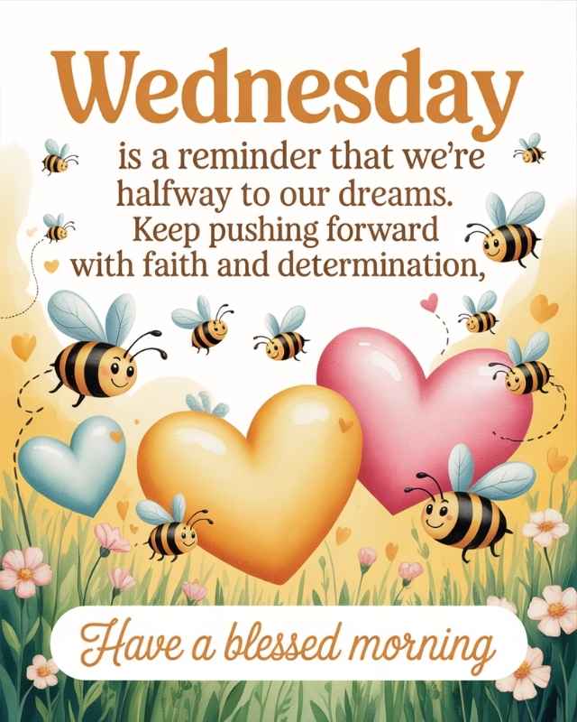 Good Morning Wednesday Blessings