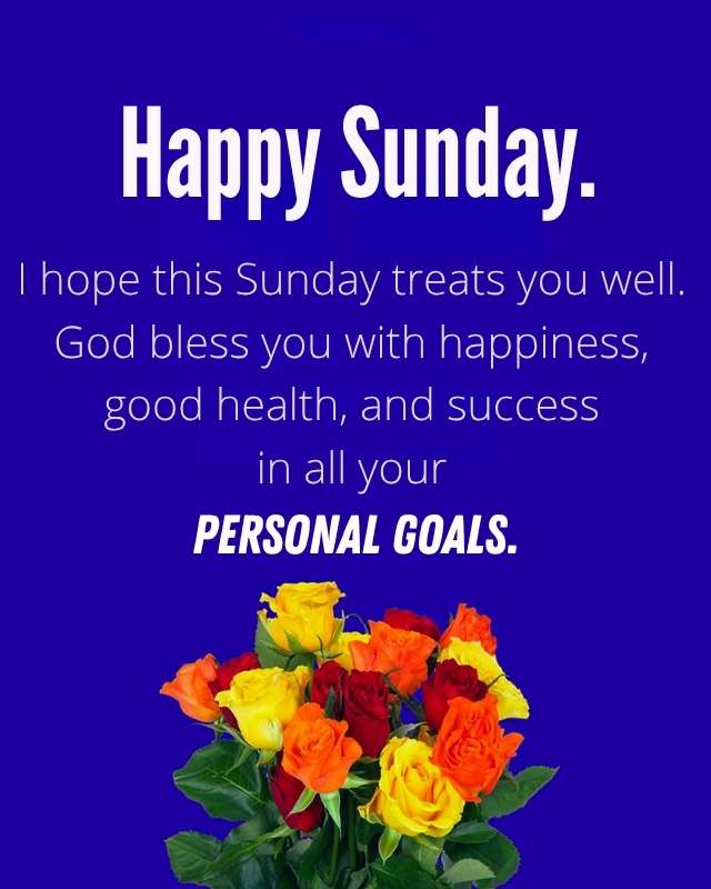 Happy Sunday Blessings