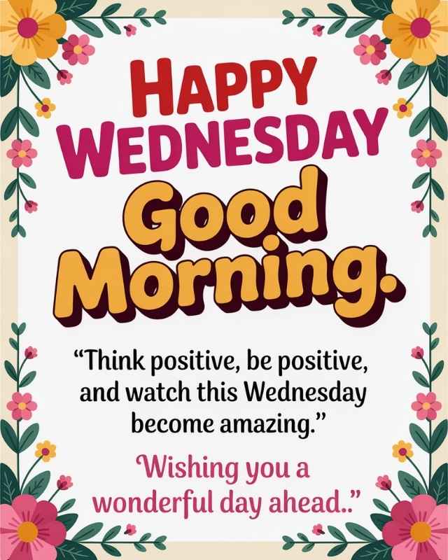 Happy Wednesday Good Morning 