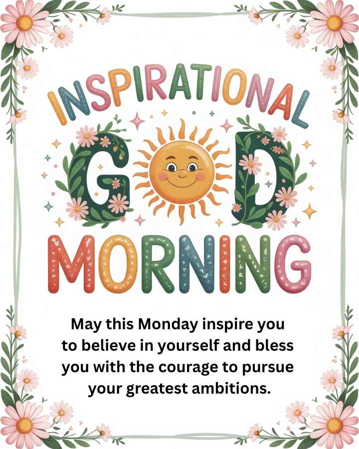 Inspirational Monday Morning Blessings