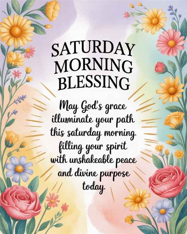 Spiritual African American Saturday Morning Blessings 