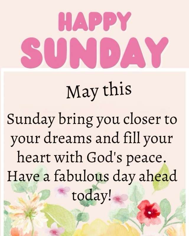 Sunday Blessings Images