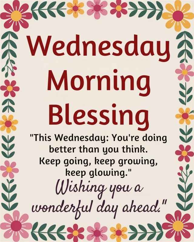 Wednesday Blessings Morning 