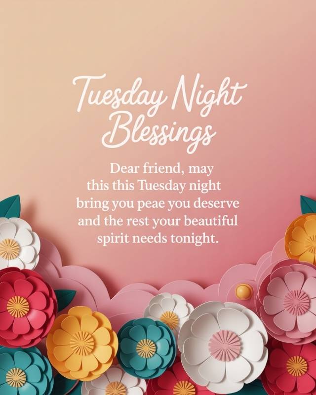 good night tuesday images