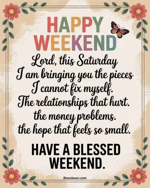 weekend saturday blessings