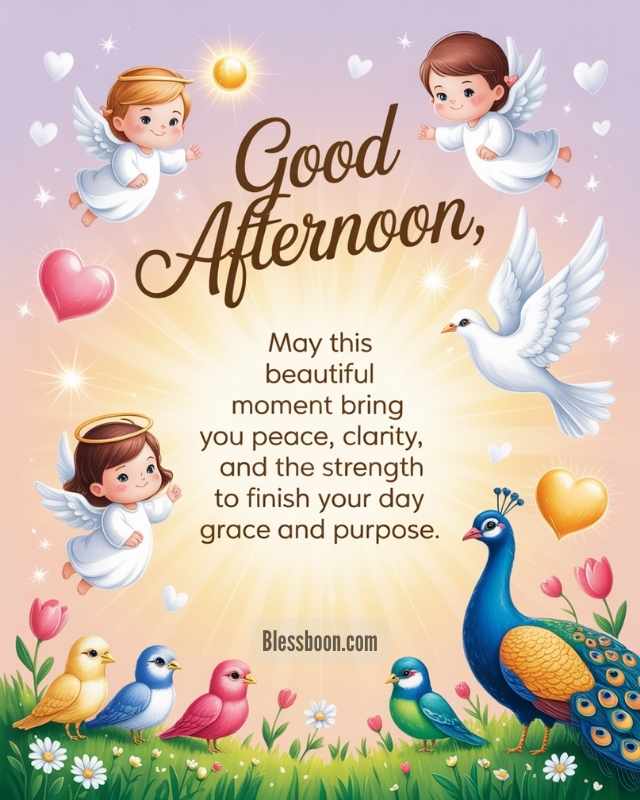 Beautiful Good Afternoon Blessings