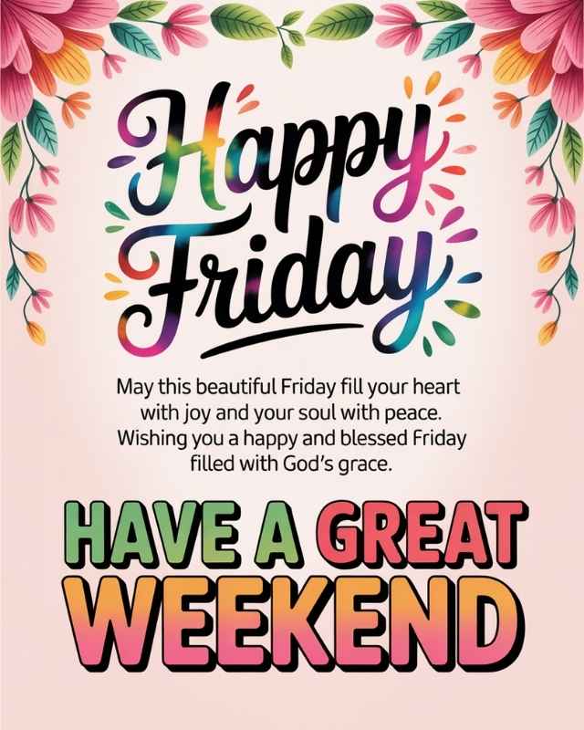 Happy Friday Blessings