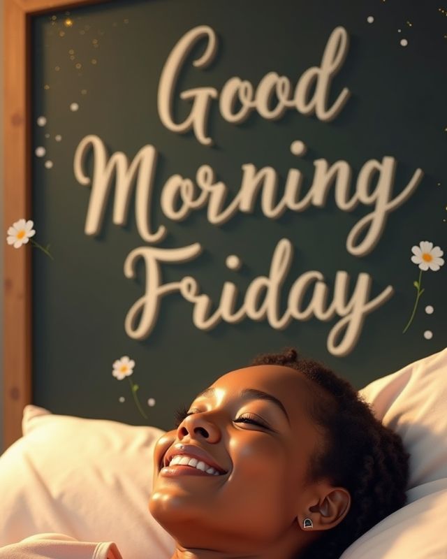 Good Morning African American Friday Inspiration Blessings