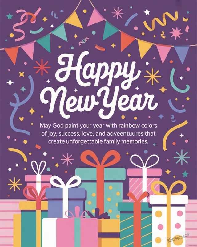 Blessing Family Happy New Year Wishes