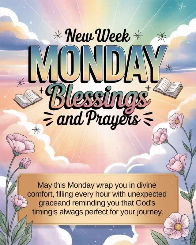 New Week Monday Blessings And Prayers