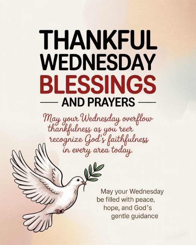 Thankful Wednesday Blessings and Prayers