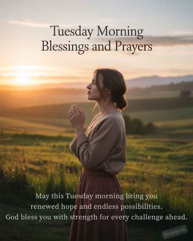 Tuesday Morning Blessings and Prayers