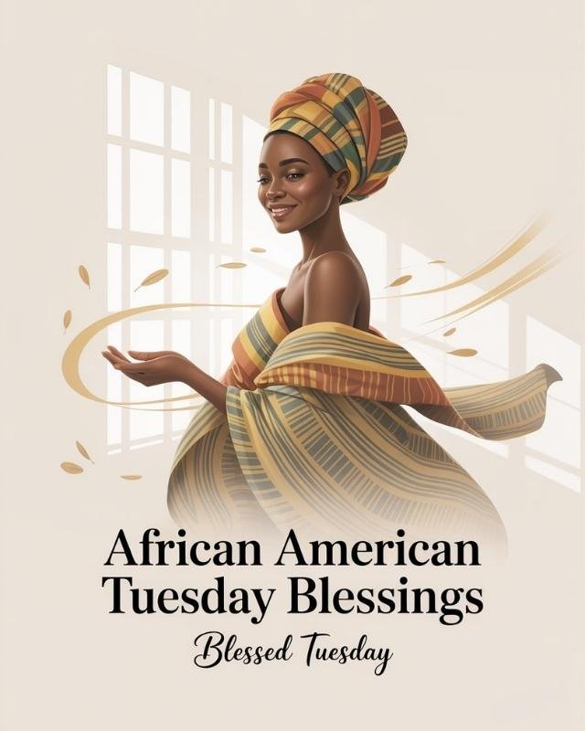 African American Tuesday Blessings