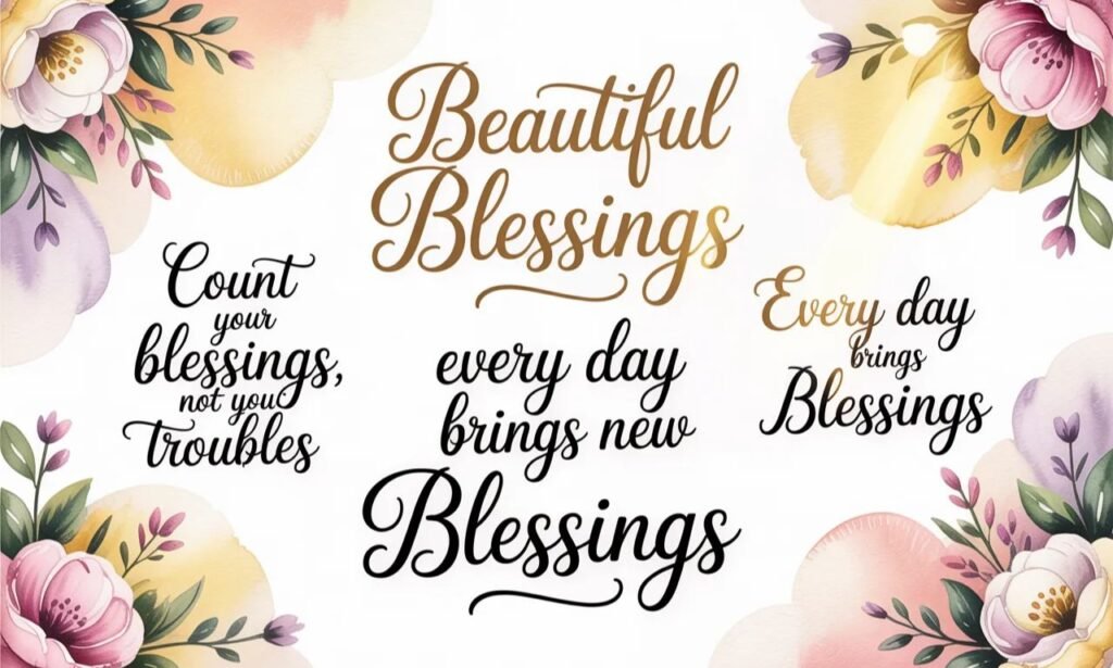 Beautiful Blessings Quotes
