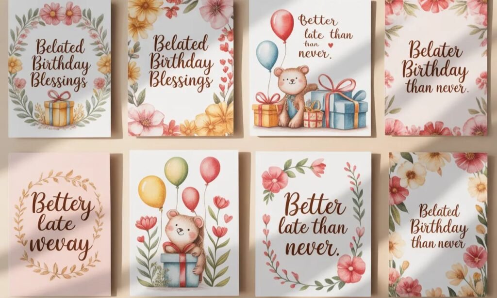 Best Belated Birthday Blessings Images for Friends and Loved Ones
