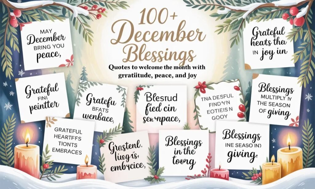 December Blessings Quotes