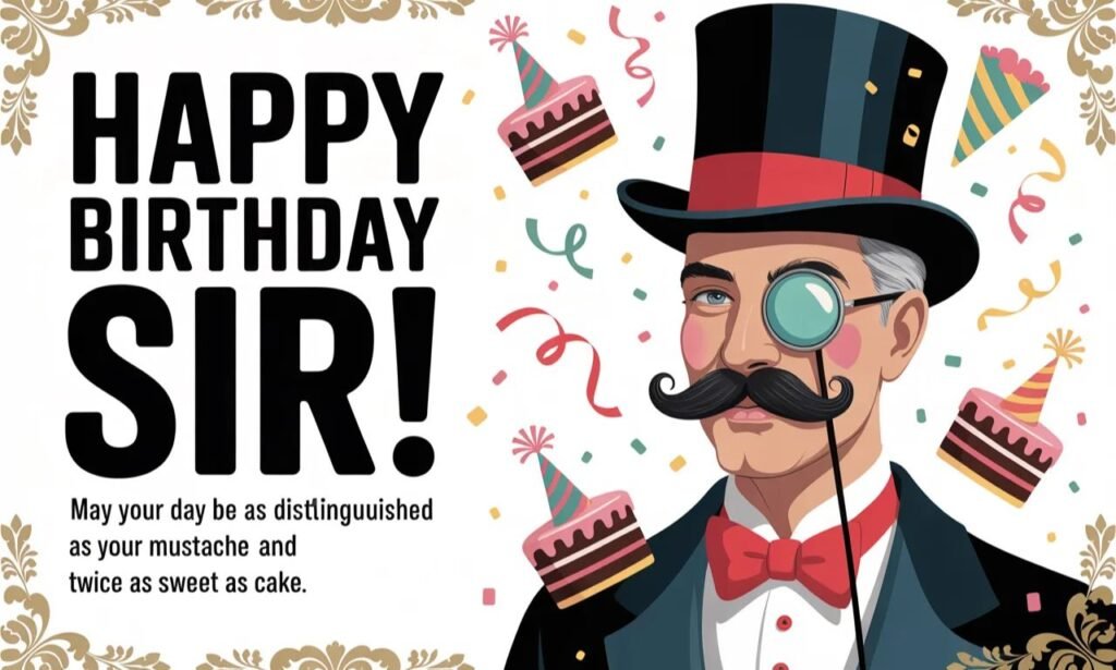 Funny & Witty Birthday Wishes for Sir