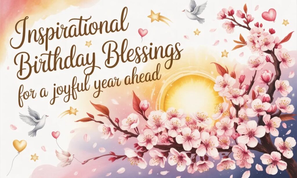 Inspirational Birthday Blessings for a Joyful Year Ahead