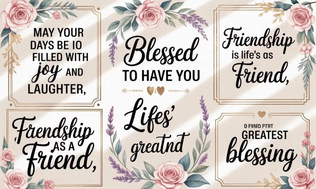 Short Blessing Quotes for Friends