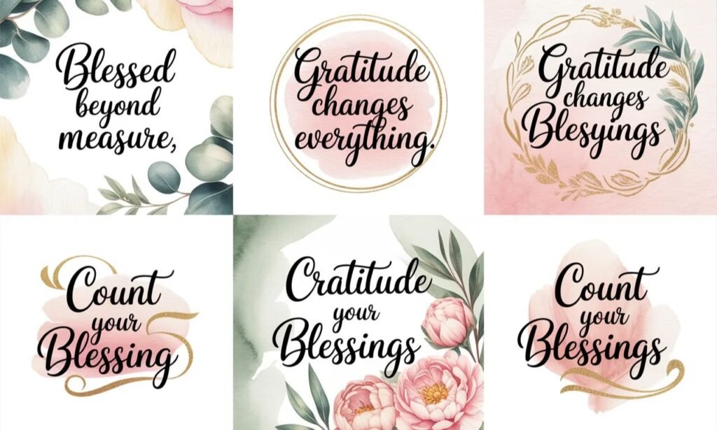 Aesthetic Blessings Captions