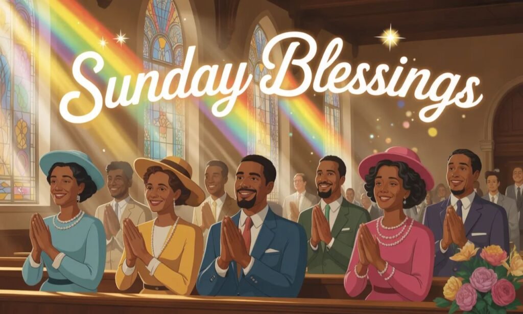 African American Sunday Blessings GIF