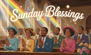African American Sunday Blessings GIF