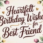101 Heartfelt Birthday Wishes for Best Friend – Emotional, Funny, and Unforgettable Messages