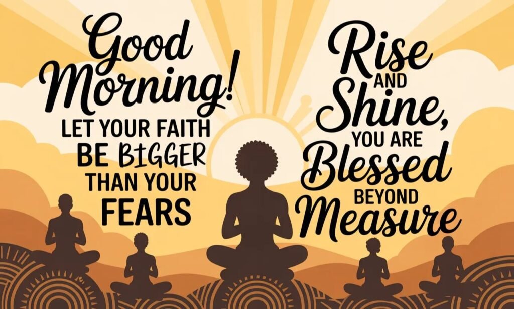 Blessed Encouragement African American Good Morning Quotes to Inspire Strength and Positivity