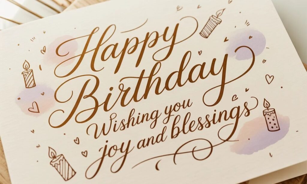 Blessing Simple Birthday Wishes