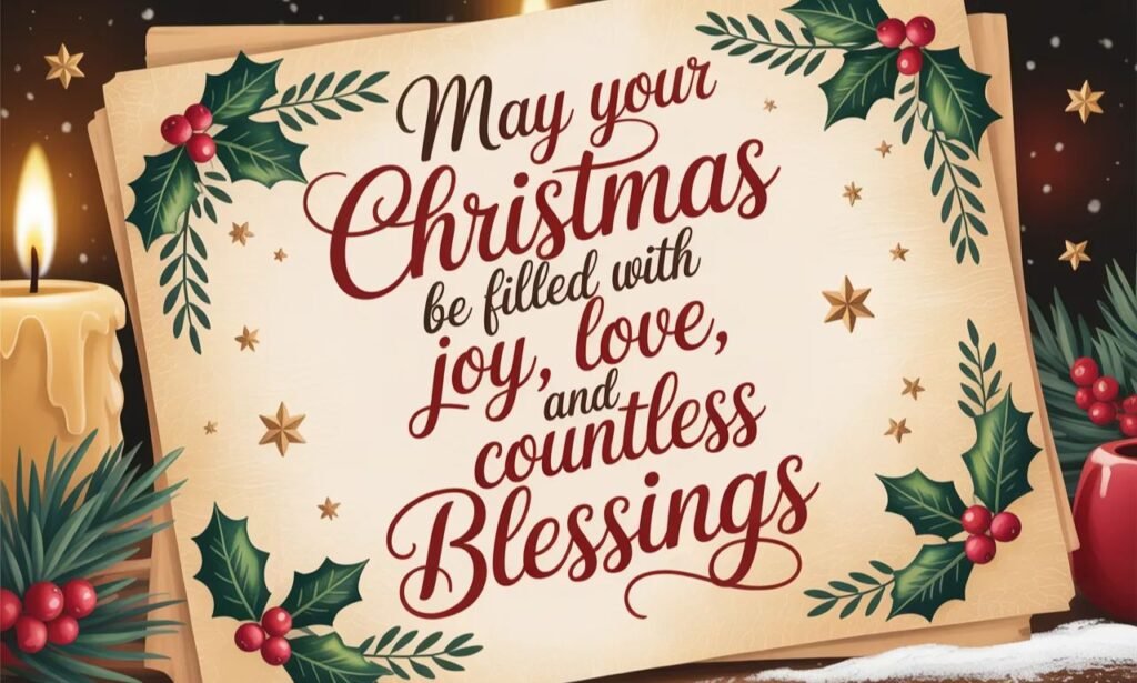 christmas blessing message