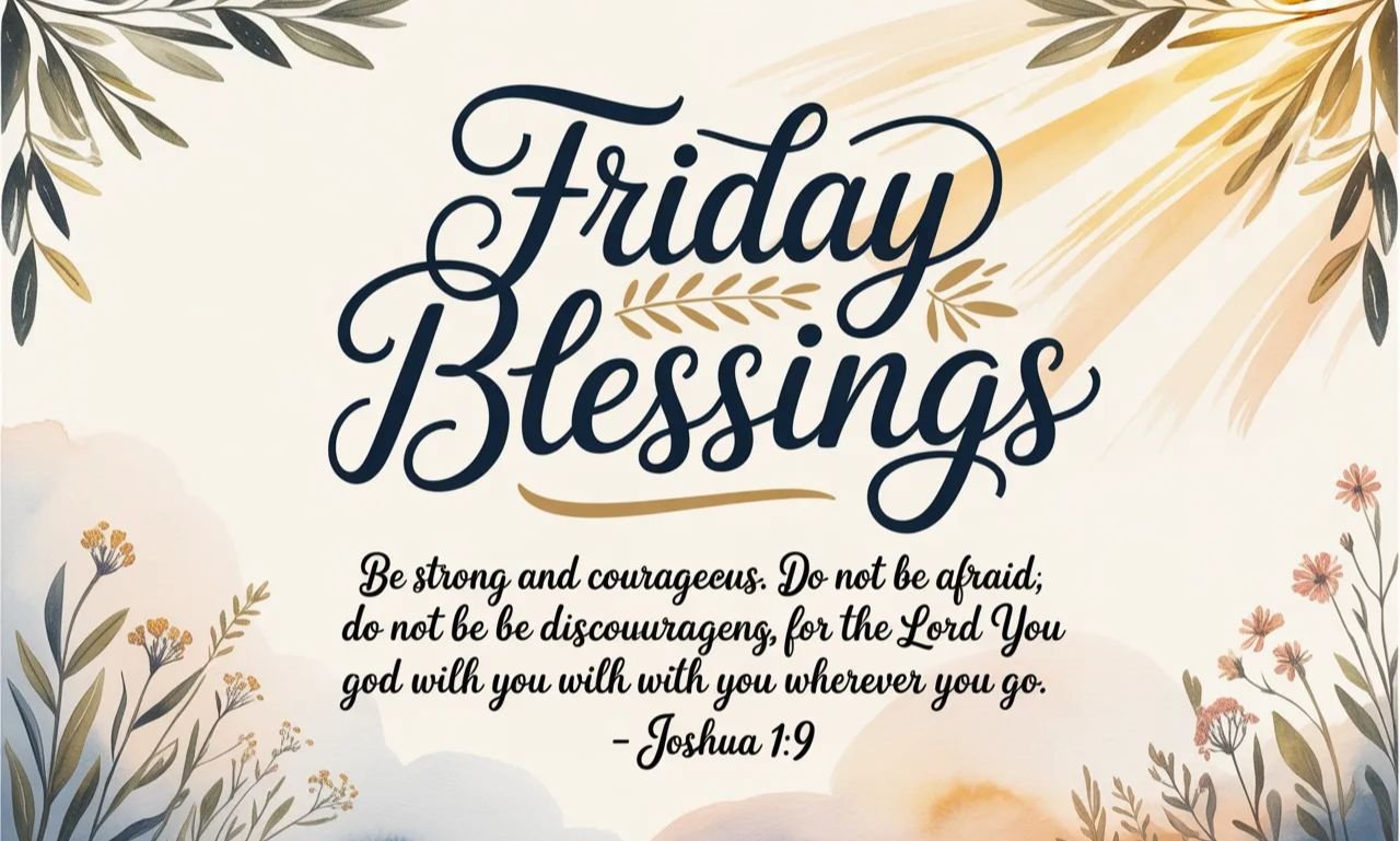 Friday Blessings Bible Verses: Powerful Scriptures to Inspire Peace ...