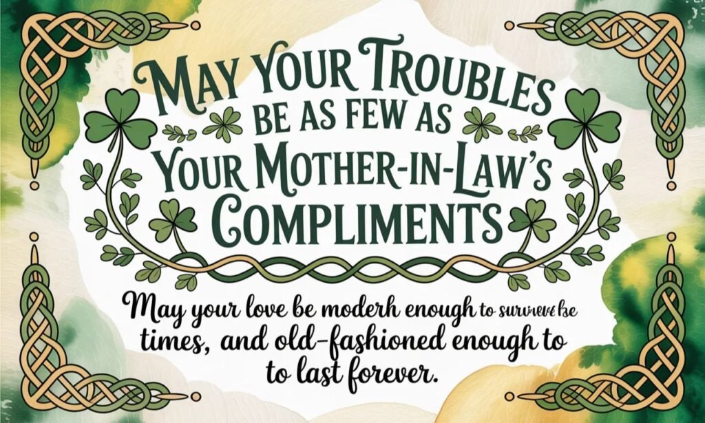 Funny Irish Wedding Blessing