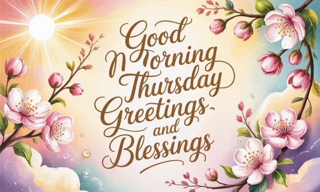 Good Morning Thursday Greetings and Blessings