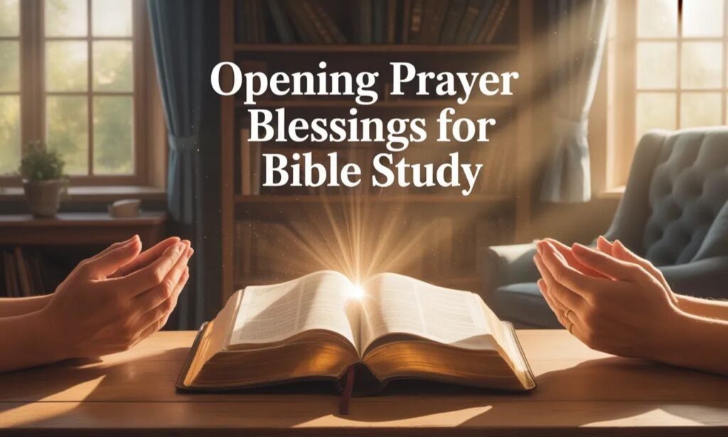 Opening Prayer Blessings for Bible Study