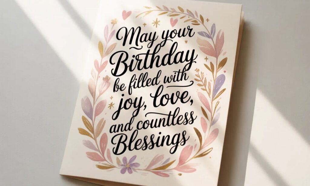 Short Blessing Birthday Wishes