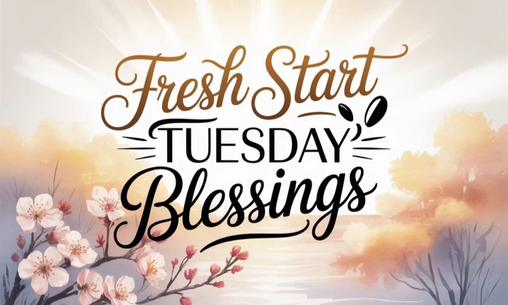 Fresh Start Tuesday Blessings