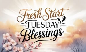 Fresh Start Tuesday Blessings
