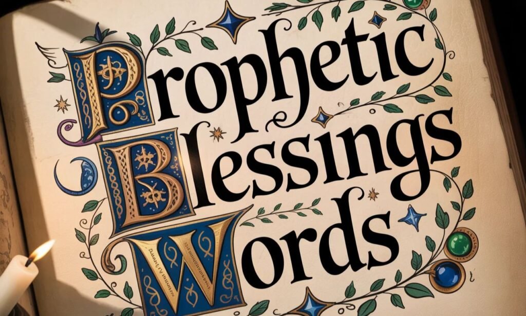 Prophetic Blessings Words