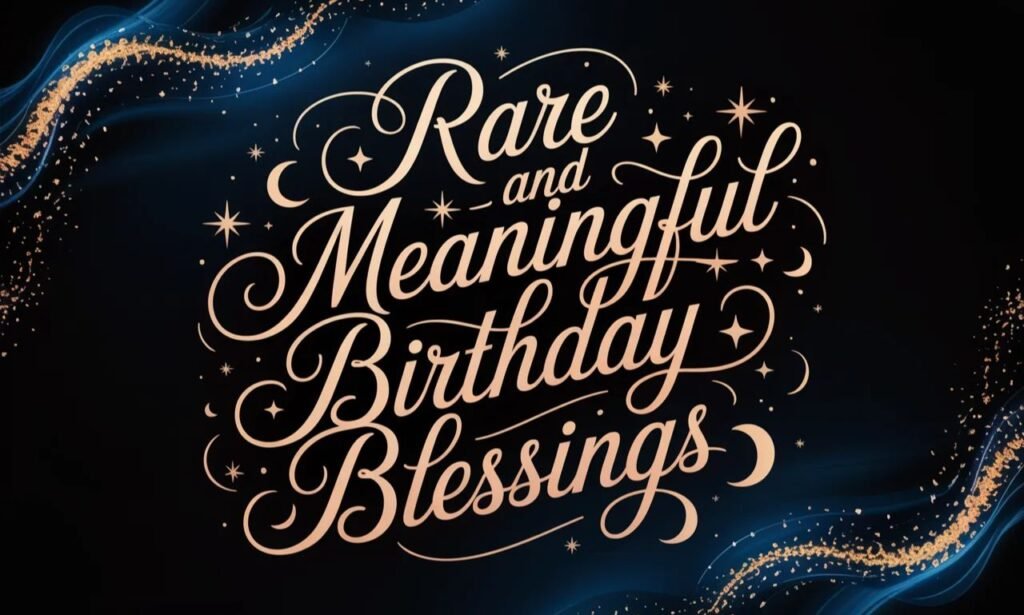 Rare and Meaningful Birthday Blessings
