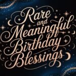 Rare and Meaningful Birthday Blessings: Heartfelt Words That Truly Touch the Soul