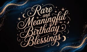Rare and Meaningful Birthday Blessings