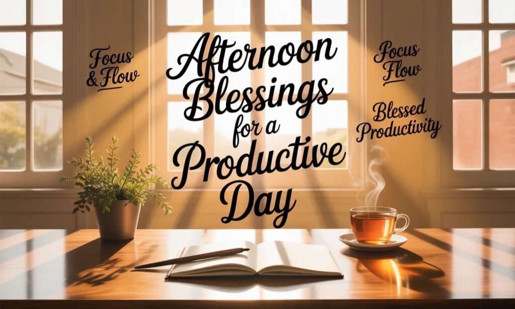 Afternoon Blessings for a Productive Day
