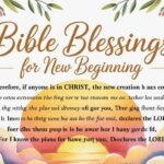 Bible Blessings for New Beginnings: Powerful Scriptures, Prayers, and Hope for a Fresh Start in Life 