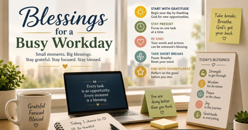 Blessings for a Busy Workday