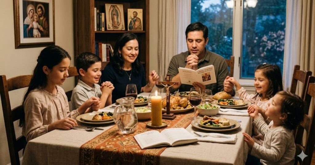 Catholic Family Blessings for the Dinner