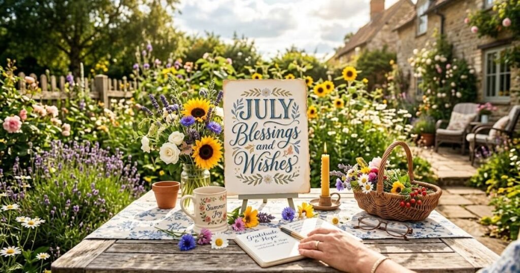 July blessings and wishes