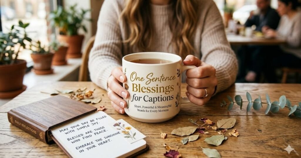 One Sentence Blessings for Captions